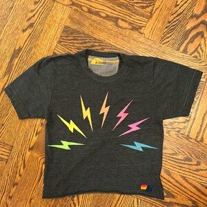 Aviator Nation Sunset Bolt Boyfriend Tee